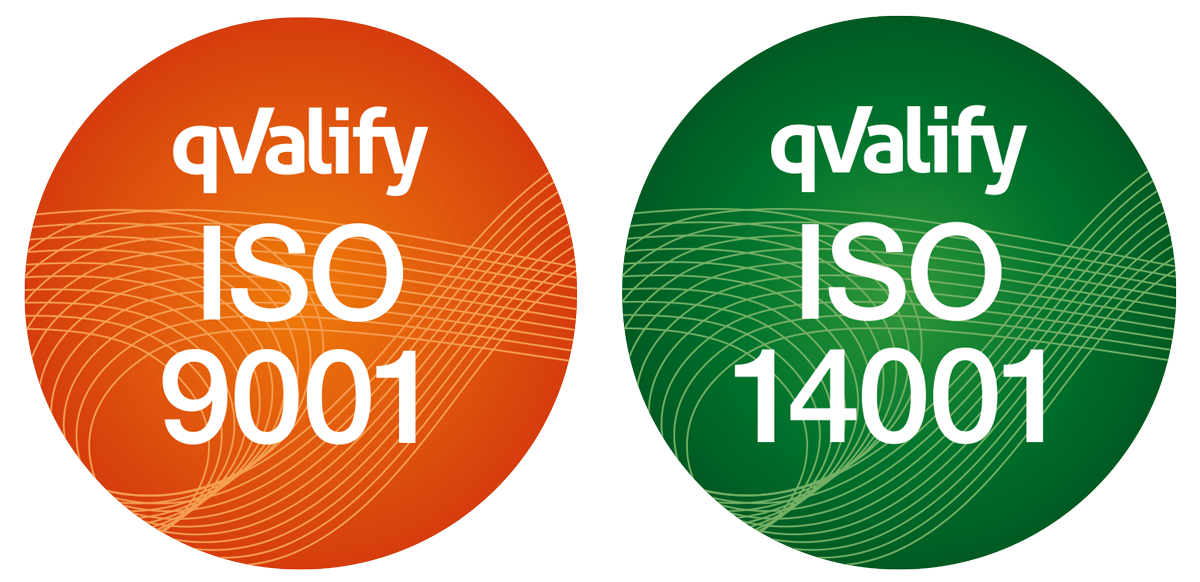 ISO-certifikan för ISO 9001 och 14001